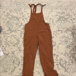 Aerie American Eagle Brown/Orange Overalls Size S